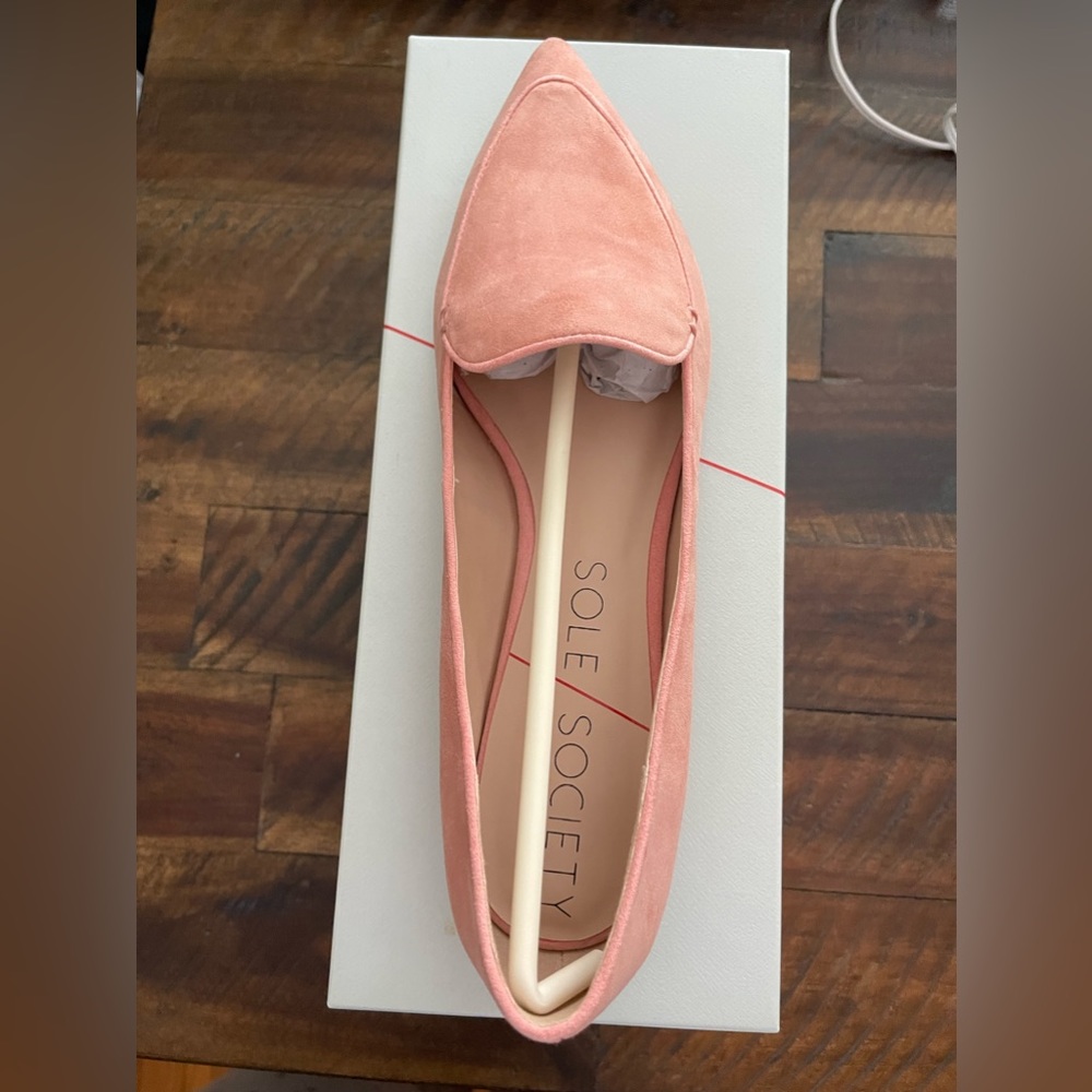 NWT Sole Society Flat Shoes in Tawny Size 9.5 M Camilla Style